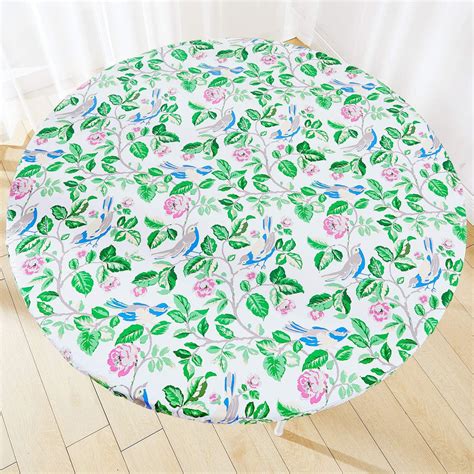 round outdoor elastic tablecloth